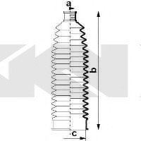 84012 SPIDAN (GKN) Пильовик кермового механізму SPIDAN (GKN)