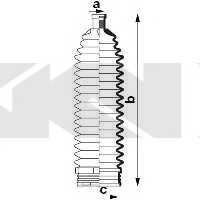 84002 SPIDAN (GKN) Пильовик кермового механізму SPIDAN (GKN)