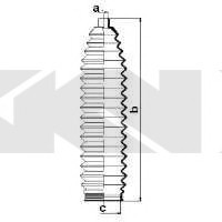 83992 SPIDAN (GKN) Пильовик кермового механізму SPIDAN (GKN)