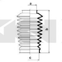 83654 SPIDAN (GKN) Пыльник рулевого механизма SPIDAN (GKN)