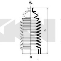 83523 SPIDAN (GKN) Пильовик кермового механізму SPIDAN (GKN)