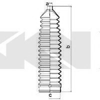83760 SPIDAN (GKN) Пильовик кермового механізму SPIDAN (GKN)