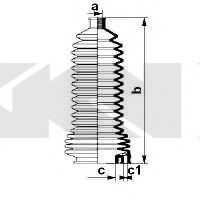 83850 SPIDAN (GKN) Пыльник рулевого механизма SPIDAN (GKN)