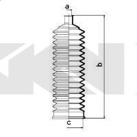 83874 SPIDAN (GKN) Пыльник рулевого механизма SPIDAN (GKN)