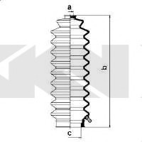 83728 SPIDAN (GKN) Пыльник рулевого механизма SPIDAN (GKN)