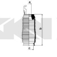 83758 SPIDAN (GKN) Пыльник рулевого механизма SPIDAN (GKN)