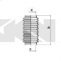 83659 SPIDAN (GKN) Пыльник рулевого механизма SPIDAN (GKN)