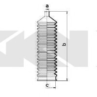 83601 SPIDAN (GKN) Пильовик кермового механізму SPIDAN (GKN)