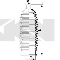 84010 SPIDAN (GKN) Пыльник рулевого механизма SPIDAN (GKN)