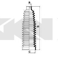 84076 SPIDAN (GKN) Пильовик кермового механізму SPIDAN (GKN)