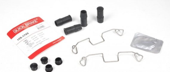 109-1795 QUICK BRAKE Гальмівні аксесуари (Монтажний комп-кт колодки) QUICK BRAKE