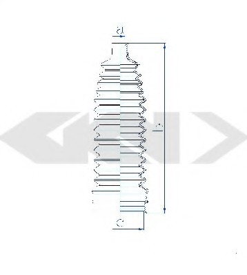 84262 SPIDAN (GKN) Пыльник рулевого механизма SPIDAN (GKN)