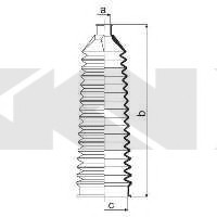 84018 SPIDAN (GKN) Пыльник рулевого механизма SPIDAN (GKN)