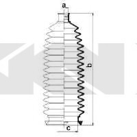'83998 SPIDAN (GKN) Пильовик кермового механізму SPIDAN (GKN)