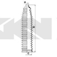 83993 SPIDAN (GKN) Пильовик кермового механізму SPIDAN (GKN)