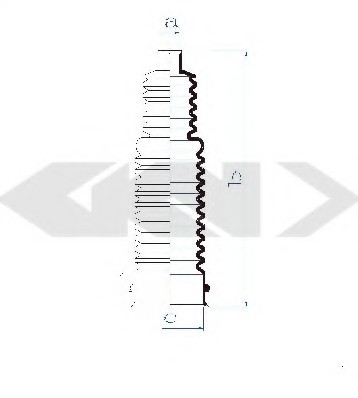 83956 SPIDAN (GKN) Пильовик рульового механізма GKN (Spidan)