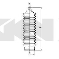 83608 SPIDAN (GKN) Пильовик кермового механізму SPIDAN (GKN)