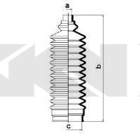 83587 SPIDAN (GKN) Пильовик кермового механізму SPIDAN (GKN)