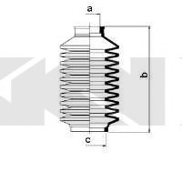 83762 SPIDAN (GKN) Пыльник рулевого механизма SPIDAN (GKN)