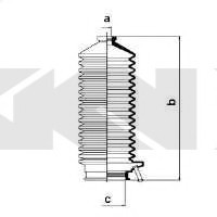 83793 SPIDAN (GKN) Пильовик кермового механізму SPIDAN (GKN)