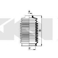 83867 SPIDAN (GKN) Пыльник рулевого механизма SPIDAN (GKN)