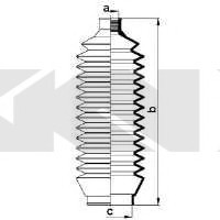 83863 SPIDAN (GKN) Пильовик кермового механізму SPIDAN (GKN)