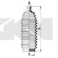 83859 SPIDAN (GKN) Пильовик кермового механізму SPIDAN (GKN)