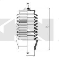 83824 SPIDAN (GKN) Пыльник рулевого механизма SPIDAN (GKN)