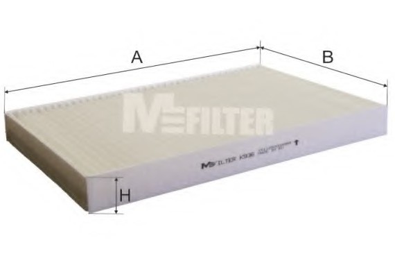 K936 MFILTER Фильтр салона AUDI A6 (пр-во M-Filter)