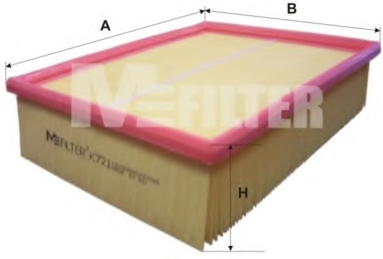 K721 MFILTER Фільтр повітряний AUDI (пр-во M-filter)