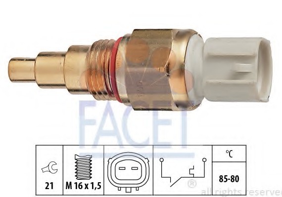 7.5109 FACET Термодатчик включення ветилятора FACET