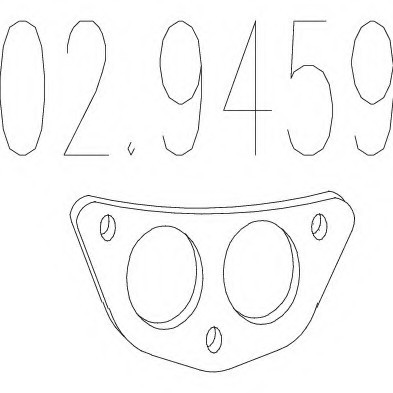 02.9459 MTS(Италия) Монтажне кільце вихлопної системи MTS