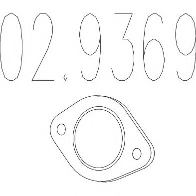 02.9369 MTS(Италия) Монтажное кольцо выхлопной системы MTS