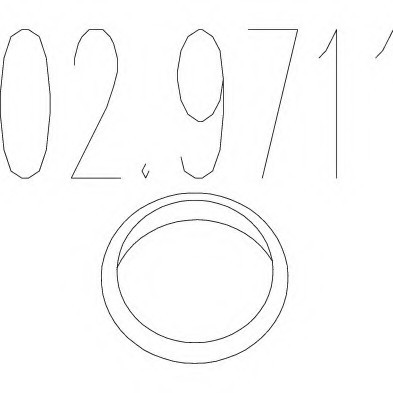 02.9711 MTS(Италия) Монтажне кільце вихлопної системи MTS