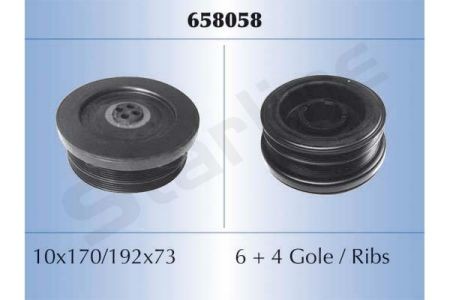 Ремінний шків, колінчастий вал STARLINE RS 658058