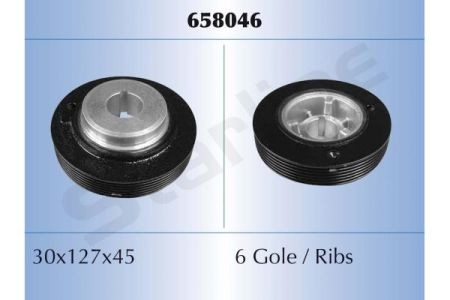 RS 658046 Starline Ременный шкив, коленчатый вал STARLINE