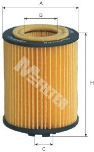 TE616 MFILTER Фильтр масляный OPEL (пр-во M-Filter)