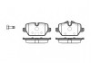Колодка гальм. BMW задн. (пр-во REMSA) 1132.00