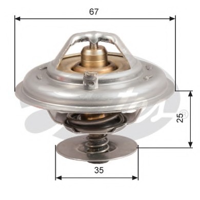 TH14380G1 GATES Термостат, охлаждающая жидкость Gates