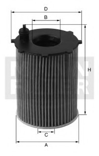 HU 7033 Z MANN (Германия) Фильтр масляный HU 7033 Z MANN-FILTER