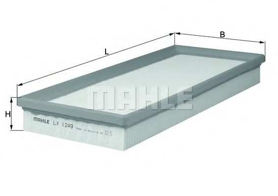 LX1249 KNECHT Фільтр повітряний (пр-во Knecht-Mahle)