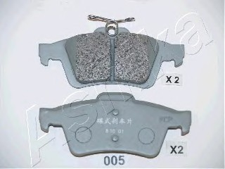 51-00-005 ASHIKA Колодка гальм. MAZDA 3 (пр-во ASHIKA)