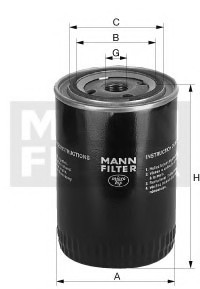 W 940/18 MANN (Германия) Фильтр масляный W 940/18 MANN-FILTER