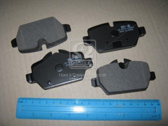 Фото колодка гальм. BMW 3 (пр-во SANGSIN) SP2161 Hi-Q (SANGSIN BRAKE) SP2161 Hi-Q (SANGSIN BRAKE) Колодка гальм. BMW 3 (пр-во SANGSIN)