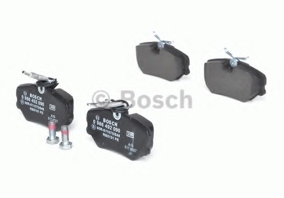 0 986 492 090 BOSCH Торм колодки дисковые (пр-во Bosch)