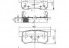 Комплект тормозных колодок NIPPARTS J3610401