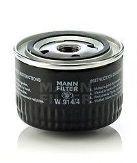 W 914/4 MANN (Германия) Фильтр масляный W 914/4 MANN-FILTER