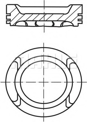 030 60 13 MAHLE Поршень VAG 83,01 2,0 (пр-во Mahle)