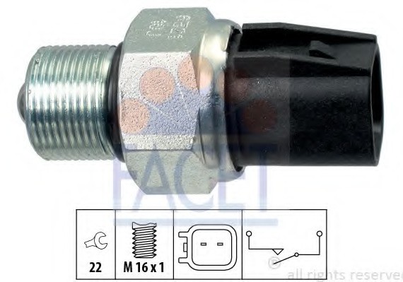 7.6321 FACET Датчик включения заднего хода FACET
