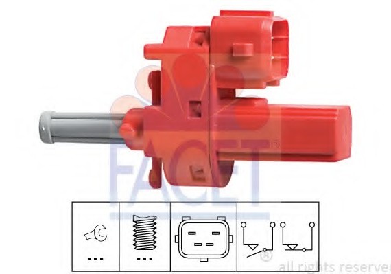 7.1140 FACET Датчик увімкнення стоп-сигналу FACET